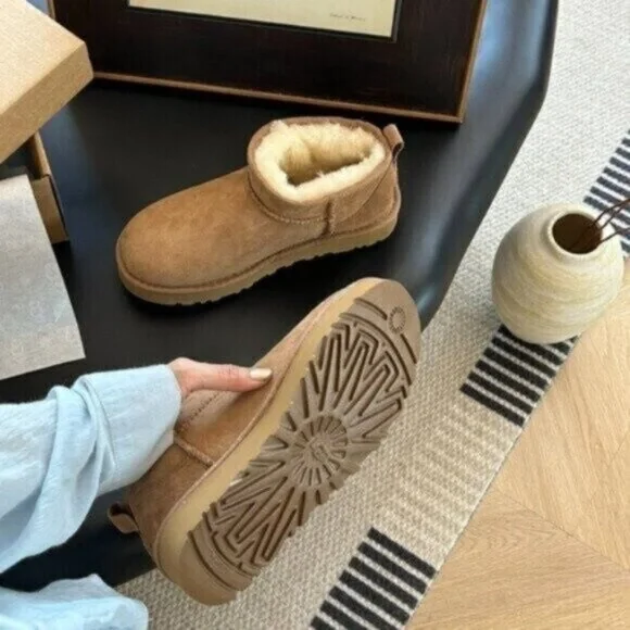 UGG Classic Ultra Mini Boots chestnut - Picture 3 of 6